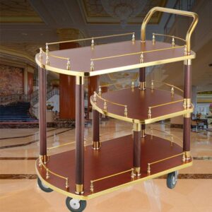 Xe đẩy rượu cao cấp bằng gỗ 6 htx xe day ruou cao cap bang go htwy 05 32