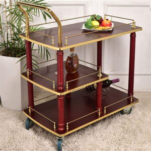 Xe đẩy rượu cao cấp bằng gỗ 7 htx xe day ruou cao cap bang go htwy 05 33