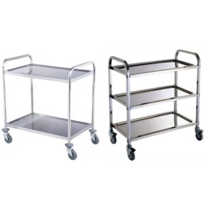 Xe đẩy thức ăn inox