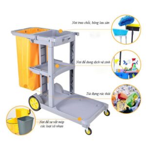 Xe làm vệ sinh 3 tầng chữ L 7 htx xe lam ve sinh 3 tang chu l ht08170a 36