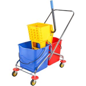 Xe vắt móp đôi 46l khung inox