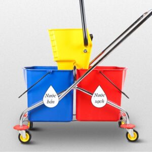 Xe vắt móp đôi 46l khung inox 8 htx xe vat mop doi 46l khung inox ht08071 1 35