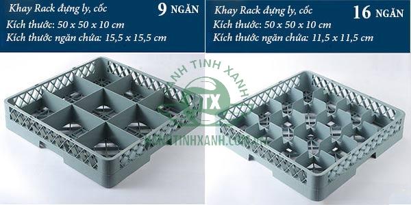 Rack loại 9 ngăn và 16 ngăn