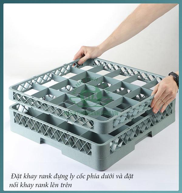 Nối khay rack bằng nhựa