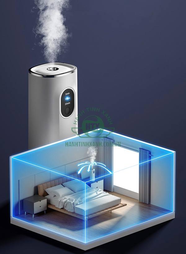 So sánh máy xịt thơm tự động và bình xịt phòng thông thường 9 Bình xịt hương thơm tự động có khả năng loa tỏa hương thơm khắp phòng