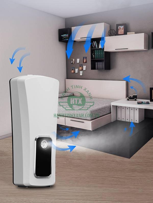Sự khác biệt của máy xịt thơm tự động và máy tạo độ ẩm 16 Máy xịt thơm khiến không gian sinh hoạt thơm mát hơn