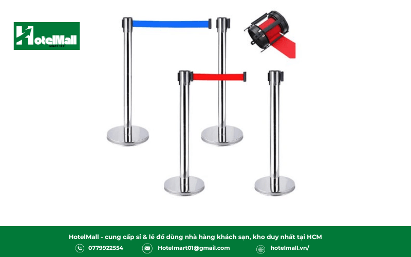 Cột chắn inox 6