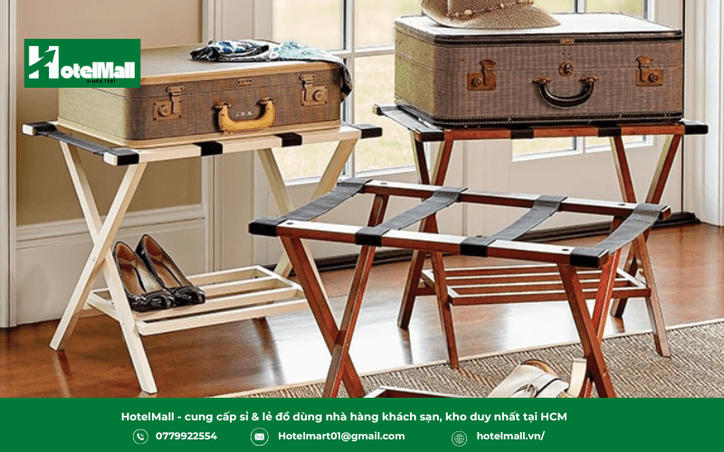 Kệ để hành lý khách sạn 2 Kệ để hành lý khách sạn 2