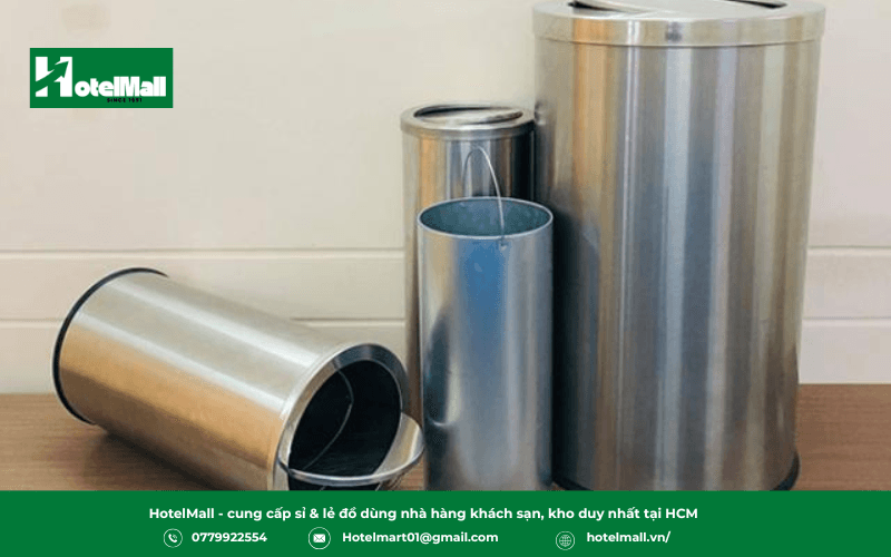 Thùng rác inox