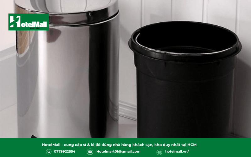Thùng rác Inox đạp chân